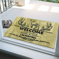 Thumbnail for Welcome Just Kidding Please Go Home I'm Hunting - Funny Doormat AB