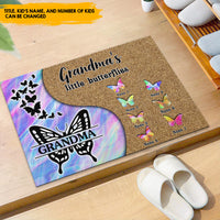 Thumbnail for Grandma's Little Butterflies - Personalized Hologram Doormat, Mother's Day AB