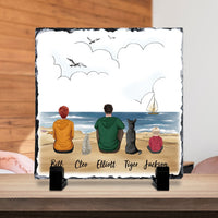 Thumbnail for Personalized Family Slate Photo - Beach & Wooden Dock AZ