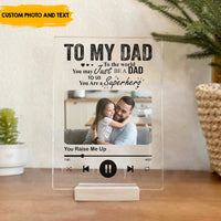 Thumbnail for You raise me up - Personalized Acrylic Plaque AC