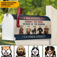 Thumbnail for Forget the DOGS/DOG - Personalized mailbox cover AF
