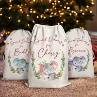 Thumbnail for Custom Baby Name Christmas Bag, Christmas Gift AB