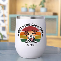 Thumbnail for Best Dog Dad Ever 12oz Tumbler, Gift For Dog Lovers AA