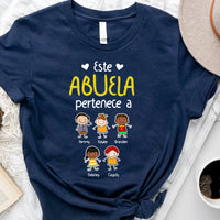 Thumbnail for This Grandma Belongs To Personalized Shirt Custom Kid Name Mothers Day CustomCat
