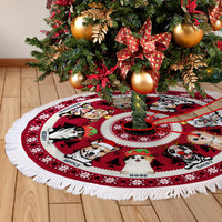 Thumbnail for Personalized Dog Cat Xmas Tree Skirt Christmas Gift Decor, Gift For Pet Lovers AB