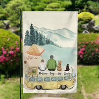 Thumbnail for Personalized Family Flag Gifts For The Whole Family - Camping AD