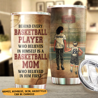 Thumbnail for Behind Every Basketball Player - Personalized Tumbler AA