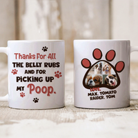 Thumbnail for Thanks For All The Belly Rubs - Dog Coffee Mug AO