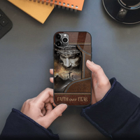 Thumbnail for Faith Over Fear - Glass Phone Case AA
