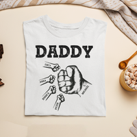 Thumbnail for Daddy Father's Day Personalized T-Shirt CustomCat