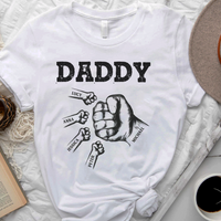 Thumbnail for Daddy Father's Day Personalized T-Shirt CustomCat