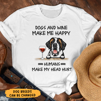 Thumbnail for Humans Make My Heart Hurt - Customized T Shirt CustomCat