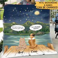 Thumbnail for They Still Talk About You - Personalized Blanket, Memorial Gift For Pet Lovers AB