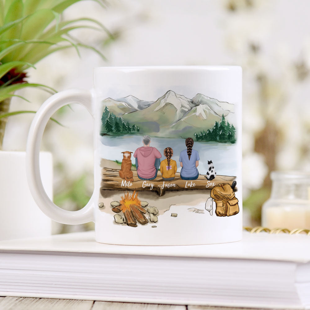 Personalized Family Mug Gifts For The Whole Family - Hiking AO