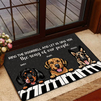Thumbnail for Ring The Doorbell Custom Doormat, DIY Gift For Dog Lovers AB