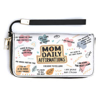 Thumbnail for Personalized Mom Grandma Daily Affirmations Clutch Long Wallet, Gift For Mother's Day JonxiFon