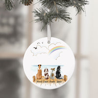 Thumbnail for Fluffy Dog & Cat Memorial Gifts - Personalized Decorative Ornament AE