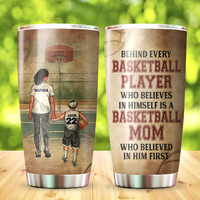 Thumbnail for Behind Every Basketball Player - Personalized Tumbler AA