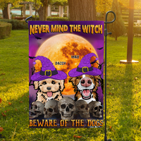 Thumbnail for Never Mind The Witch Garden Flag, DIY Gift For Dog Lovers AD