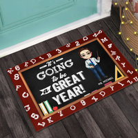Thumbnail for It's Going To Be A Great Year Teacher Doormat, Classroom Decor AB
