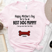 Thumbnail for We Love You More Than We Love Treats Dog Shirt, Mother's Day Gift CustomCat