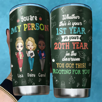 Thumbnail for Rooting For You Teacher Tumbler, DIY Gift For Back To School Day AA