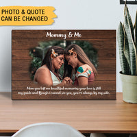 Thumbnail for Memorial Mom You Left Me Beautiful Memories Premium Personalized Canvas Wall Art AK