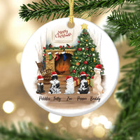Thumbnail for Fluffy Dog&Cat Memorial - Personalized Christmas Decorative Ornament AE
