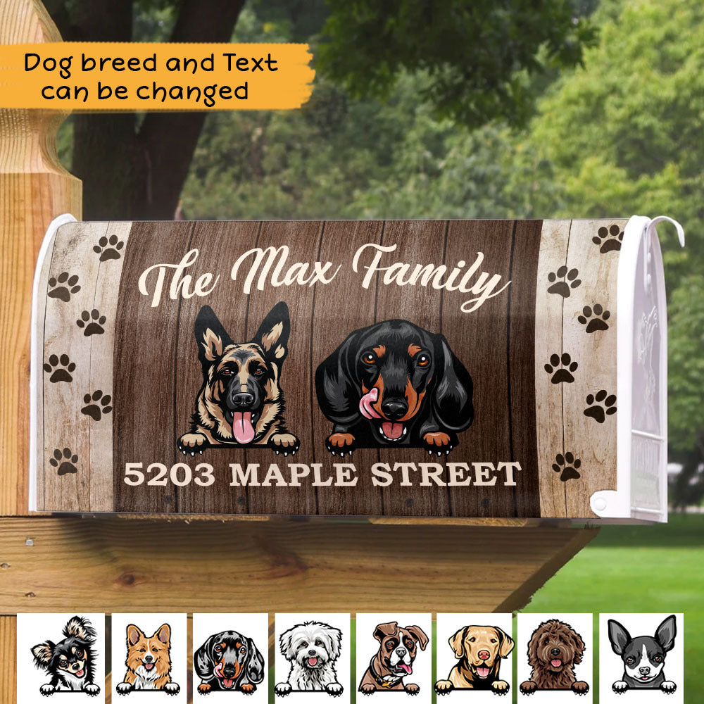 Dog Lovers Mailbox Cover Gift for Dog Lovers 2022 AF