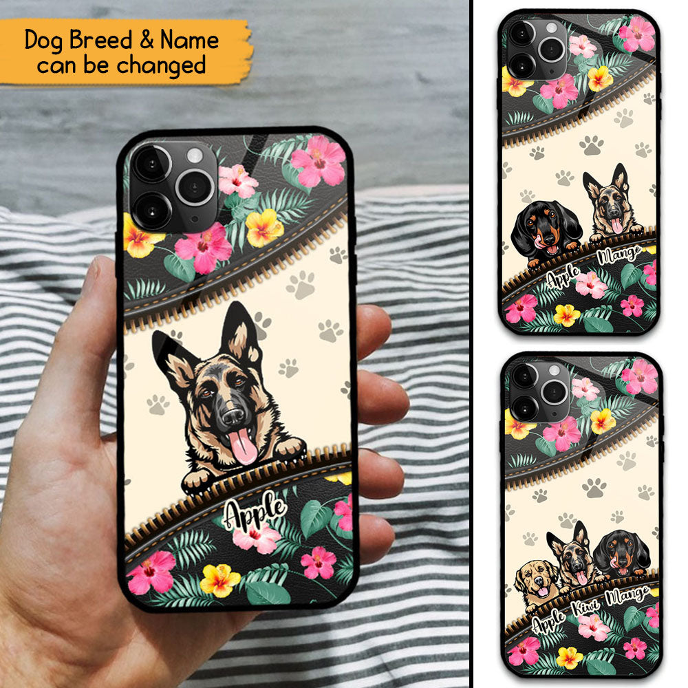 Flower Dog Breed - Customized Phone Case AA