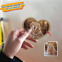 Thumbnail for Custom Forever In Our Hearts Pet Photo Memorial Magnets, Fridge Magnet, Memorial Gift JonxiFon