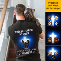 Thumbnail for Jesus And Dog Pick Me Up Dog T-shirt/Hoodie/Sweatshirt, DIY Dog Gift CustomCat