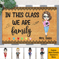 Thumbnail for In This Class We Are Family Teacher Doormat, Classroom Decor AB