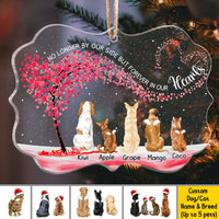 Thumbnail for Personalized Dog Acrylic Ornament Custom Cat Name Breed Christmas Gift AE