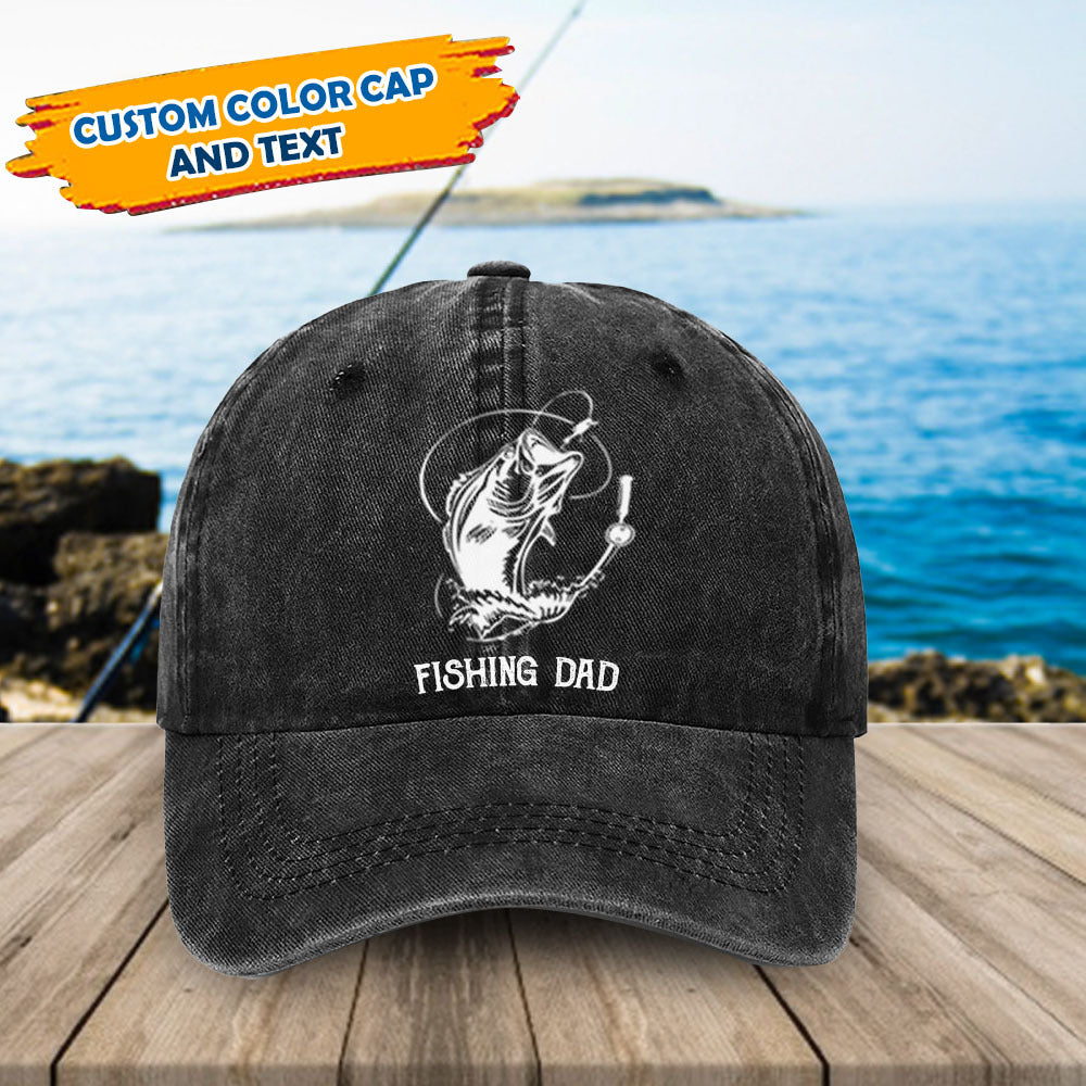 Fishing Cap Baseball Cap For Men & Women, High-Quality Fashion Gift For Fishing Lovers JonxiFon