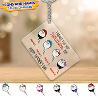 Thumbnail for Personalized Thank You Mom Funny Acrylic Keychain, Gift For Mom JonxiFon