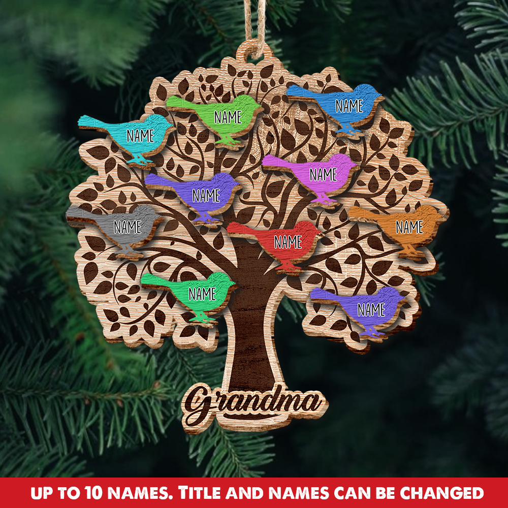 Personalized Grandma Gift Family Tree Photos, Mother's Day Gift, Birth –  Greatest Custom