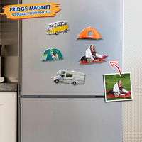 Thumbnail for Custom Rv Camping Photo Magnets, Fridge Magnet For Camping Lovers JonxiFon