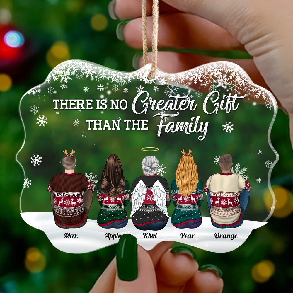 The Joy Of Christmas Is Family Printed Acrylic Ornament, Family Ornament AE