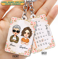 Thumbnail for Personalized The Day You Became My Mom Acrylic Keychain, Gift For Mom JonxiFon