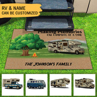 Thumbnail for Making Memories One Campsite At A Time - RVs Doormat For Campers AB