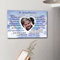 Thumbnail for In Loving Memories Gift, Memorial Personalized Canvas Wall Art AK