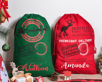 Thumbnail for Custom Name Santa Sack Christmas Bag, Christmas Gift For Family Dung-Diep