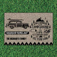Thumbnail for Weekend Forecast, What Happens At The Campground - Camping Doormat AB