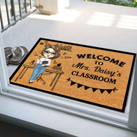 Thumbnail for Welcome To Classroom Teacher Doormat, Classroom Decor AB