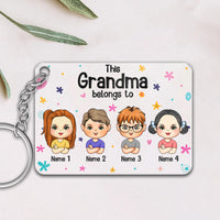 Thumbnail for Personalized This Grandma Belongs To Acrylic Keychain, Gift For Grandma JonxiFon