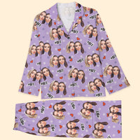 Thumbnail for Custom Face Photo Besties Pajamas Set, Gift For Best Friends AB