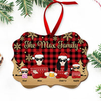 Thumbnail for Personalized Family Members Christmas Printed Wood Ornament, Customized Holiday Ornament AE