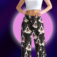 Thumbnail for Custom Multiple Face Photo Family With Pet Pajama Pants, Pet Lover Gift AB