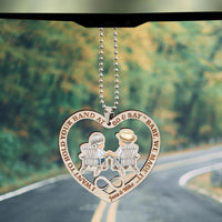 Thumbnail for I Want To Hold Your Hand At 80 Personalized Acrylic Car Ornament AE